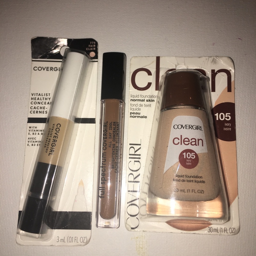 Cover girl foundation and concealer